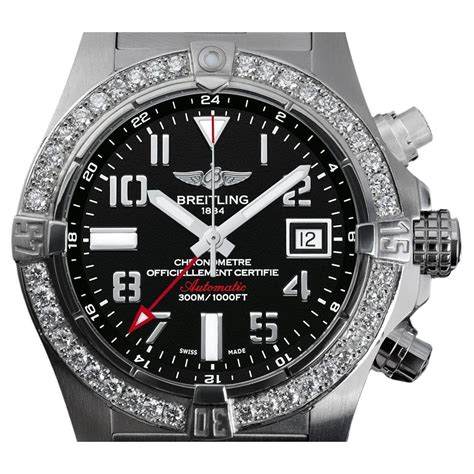 breitling super avenger ii steel factory diamond|breitling super avenger price list.